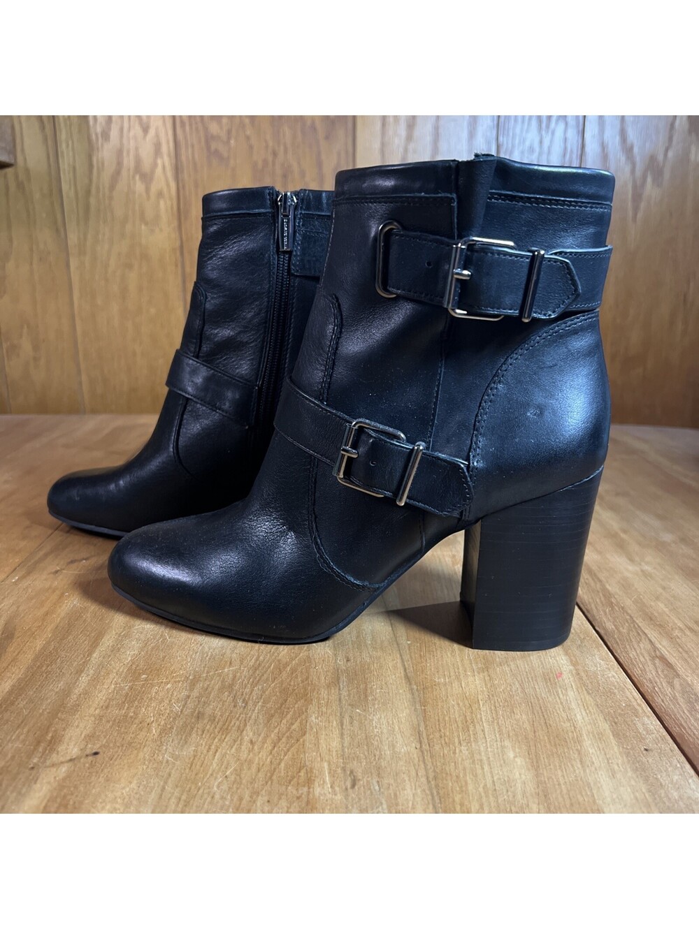 Vince Camuto 3” Black Boots Sz 11M